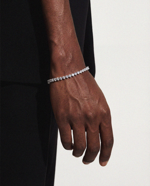 3 Prong Setting Tennis Bracelet